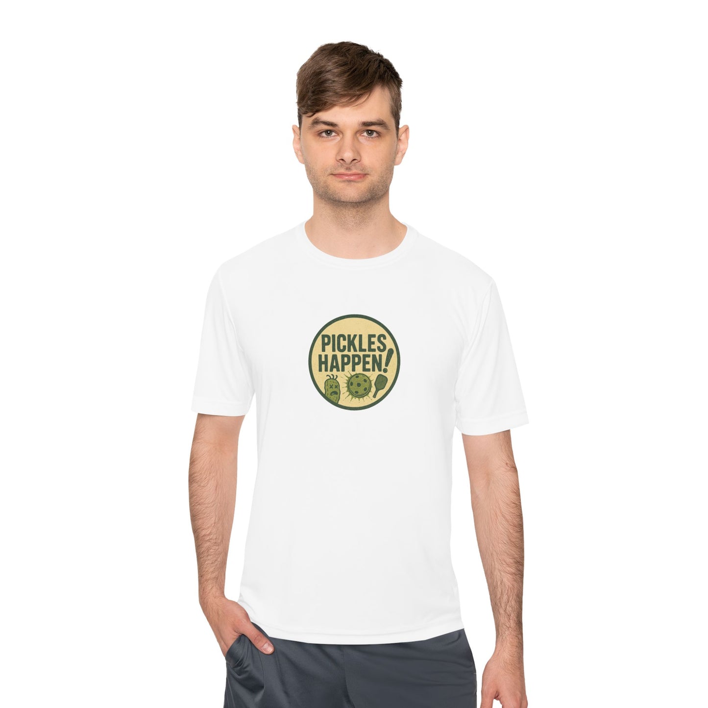 Pickles Happen Unisex Moisture Wicking Tee
