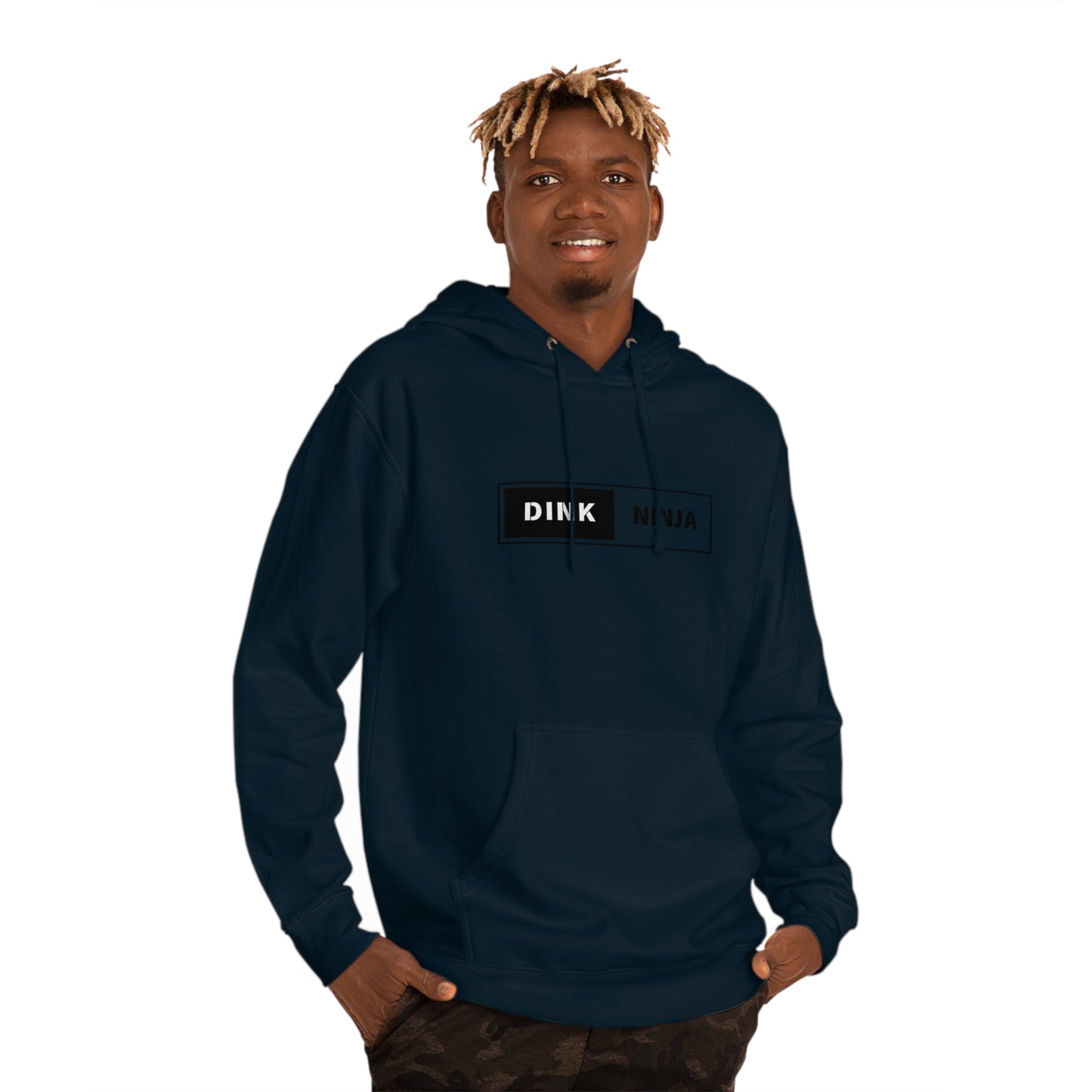 Dink Mindfully Pink Unisex Hooded Sweatshirt