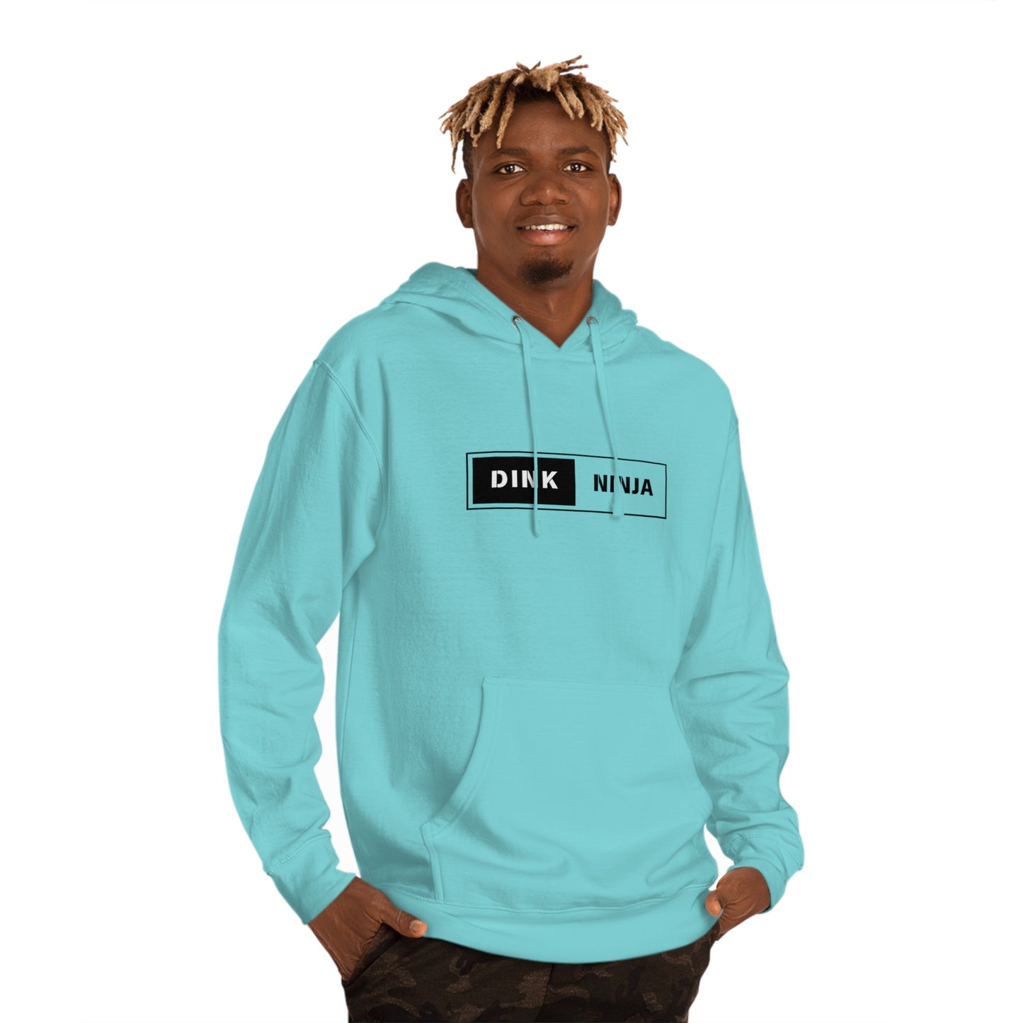 Dink Mindfully Pink Unisex Hooded Sweatshirt