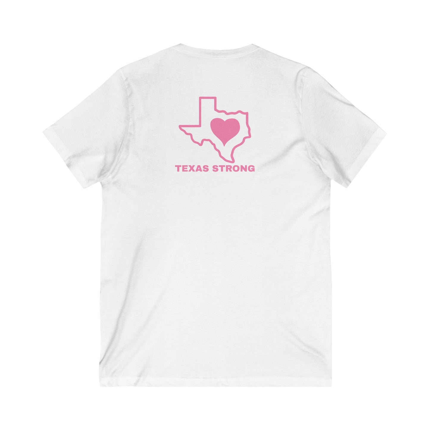 TEXAS STRONG Unisex Jersey Short Sleeve V-Neck Tee