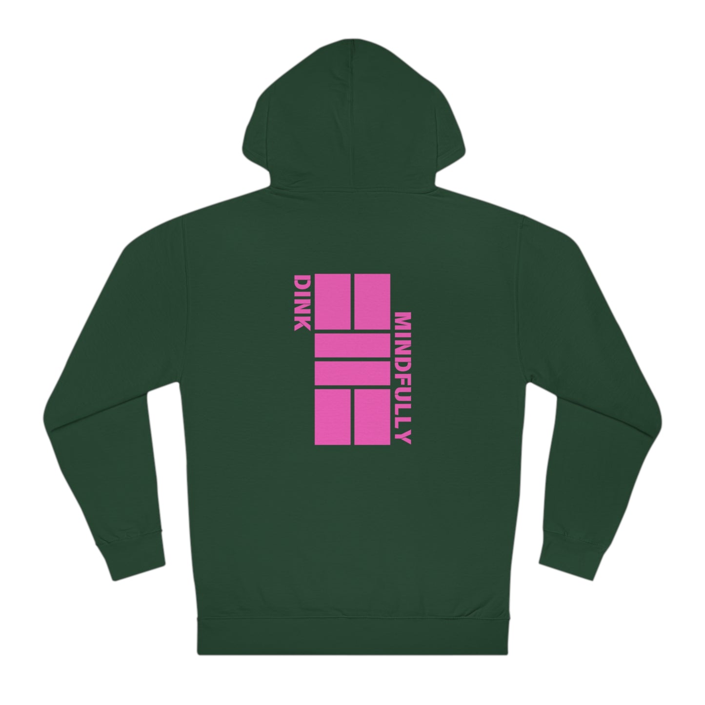 Dink Mindfully Pink Unisex Hooded Sweatshirt