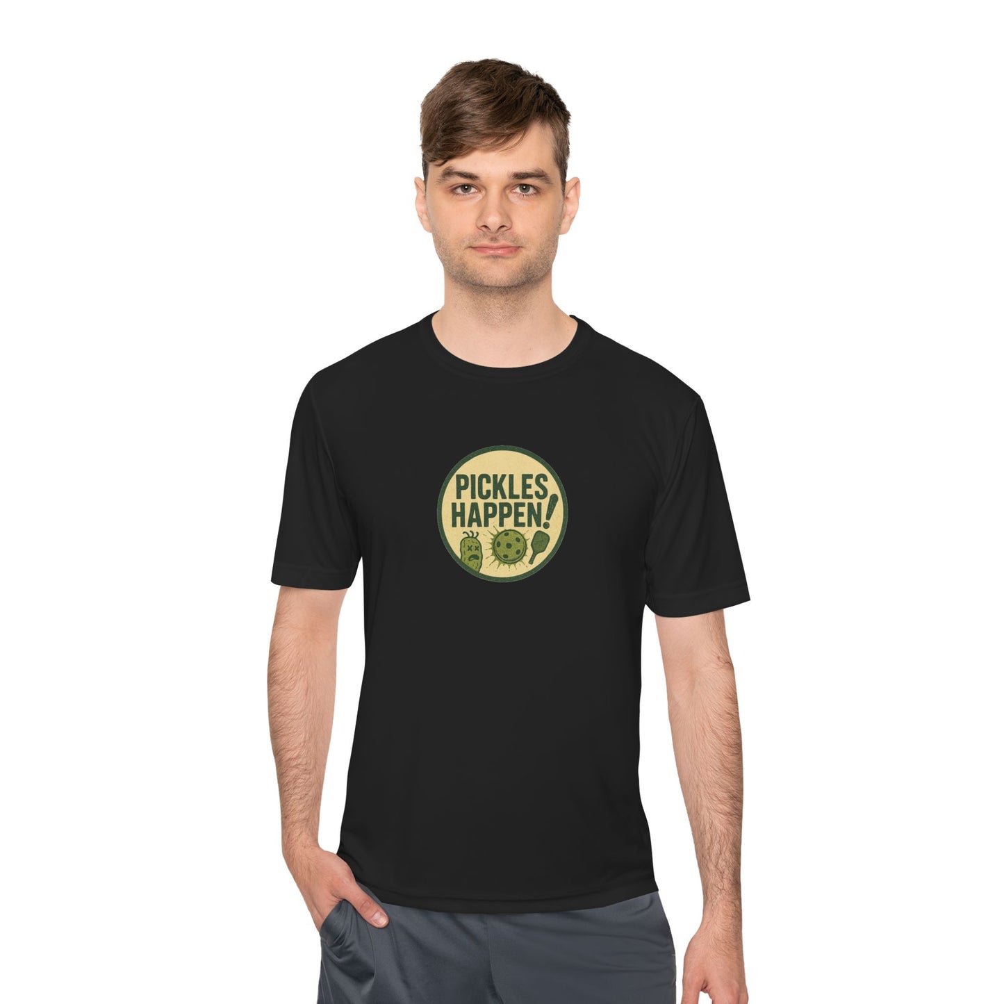 Pickles Happen Unisex Moisture Wicking Tee