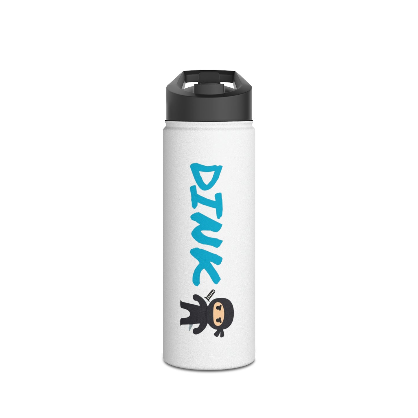 Dink Ninja Stainless Steel Water Bottle, Standard Lid