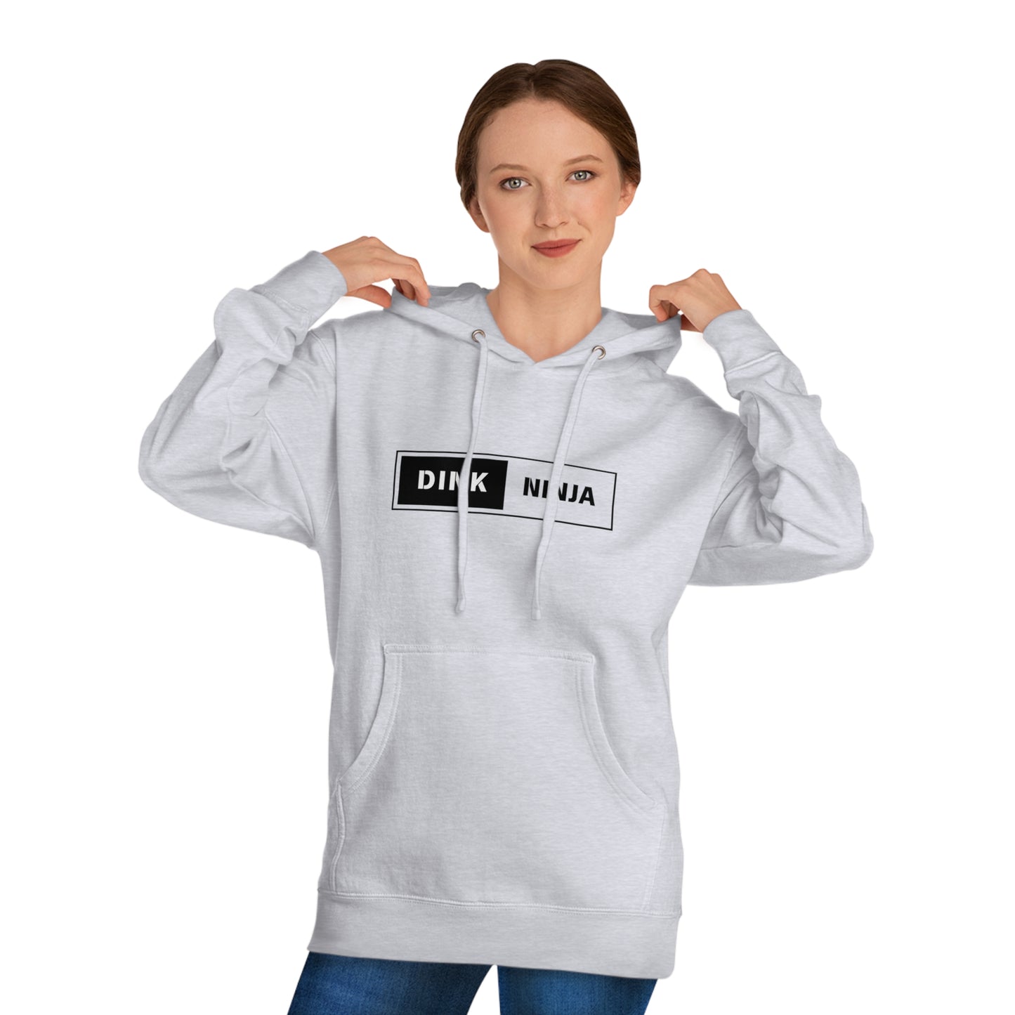 Dink Mindfully Pink Unisex Hooded Sweatshirt