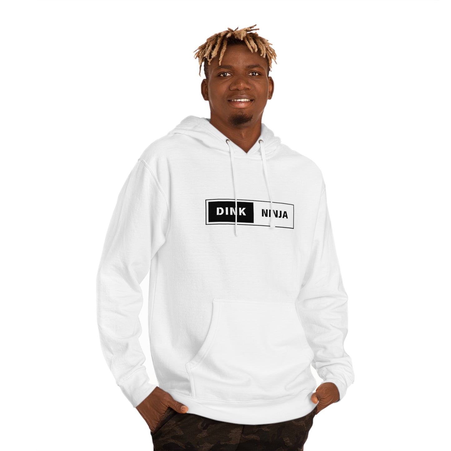 Dink Mindfully Pink Unisex Hooded Sweatshirt