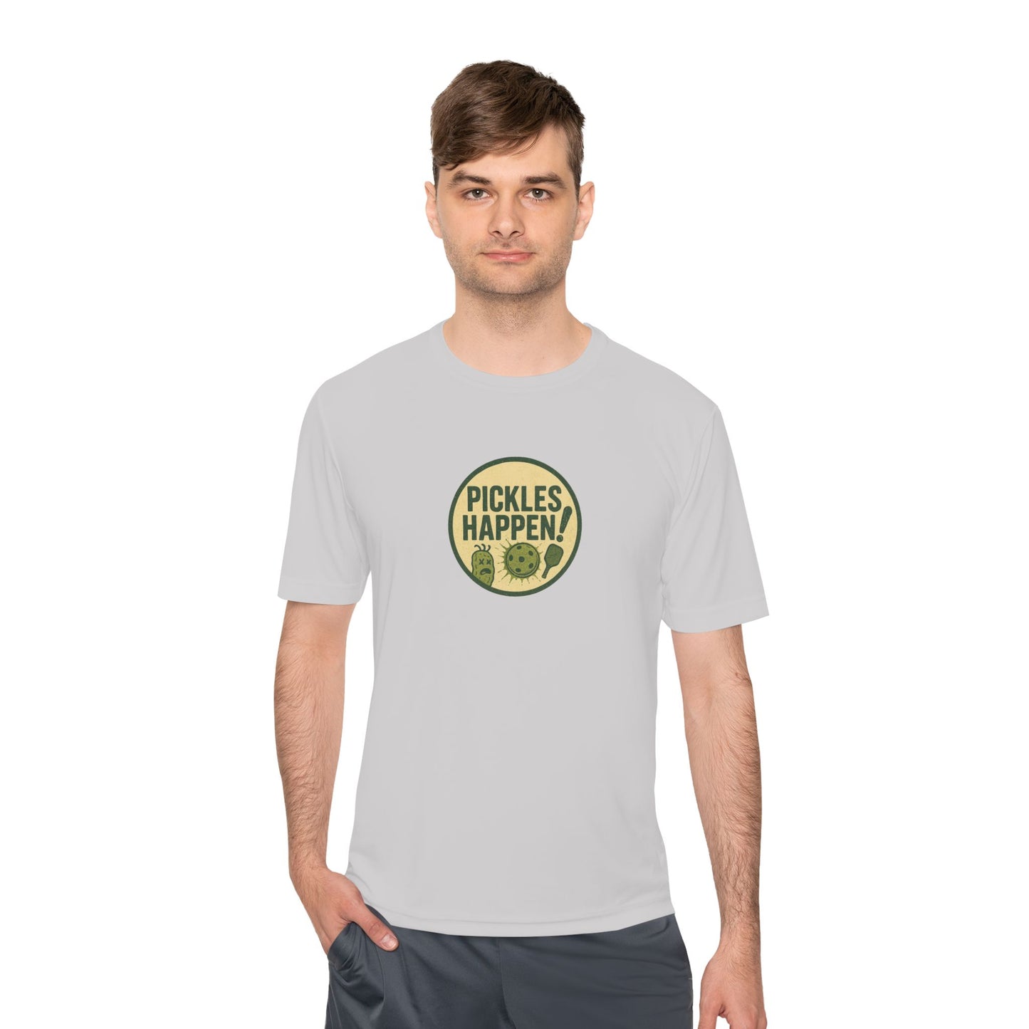 Pickles Happen Unisex Moisture Wicking Tee