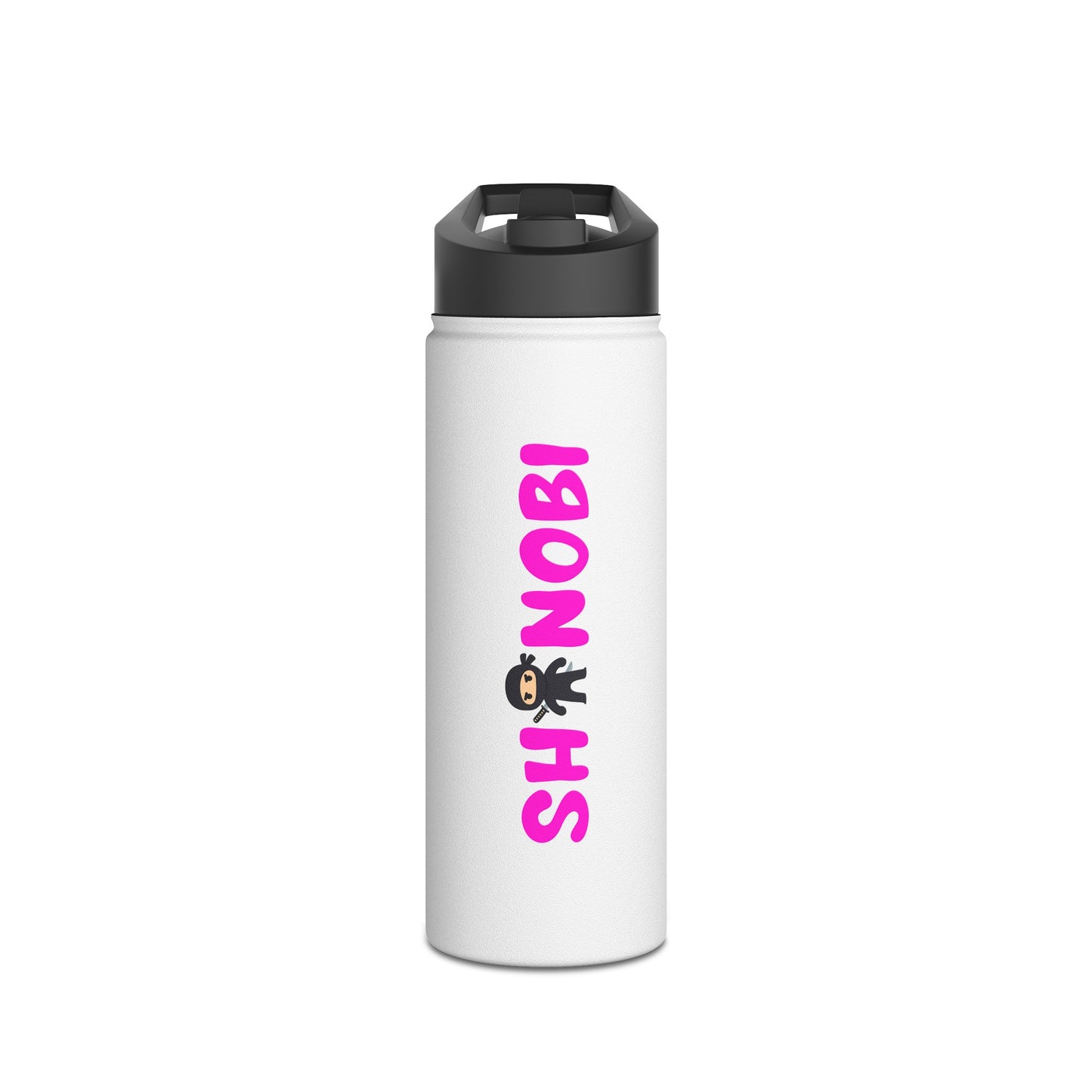 Shinobi Stainless Steel Water Bottle, Standard Lid