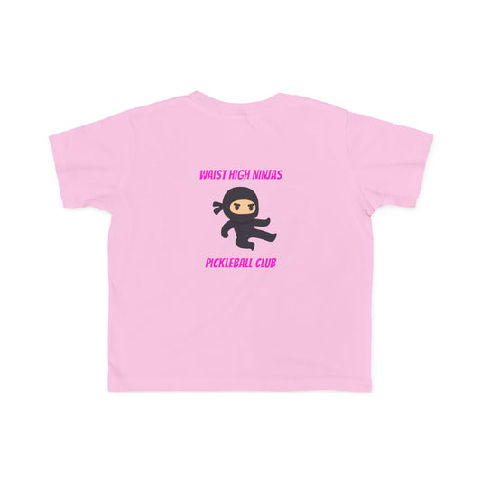 Waist High Pickleball Club Toddler Fine Jersey Tee