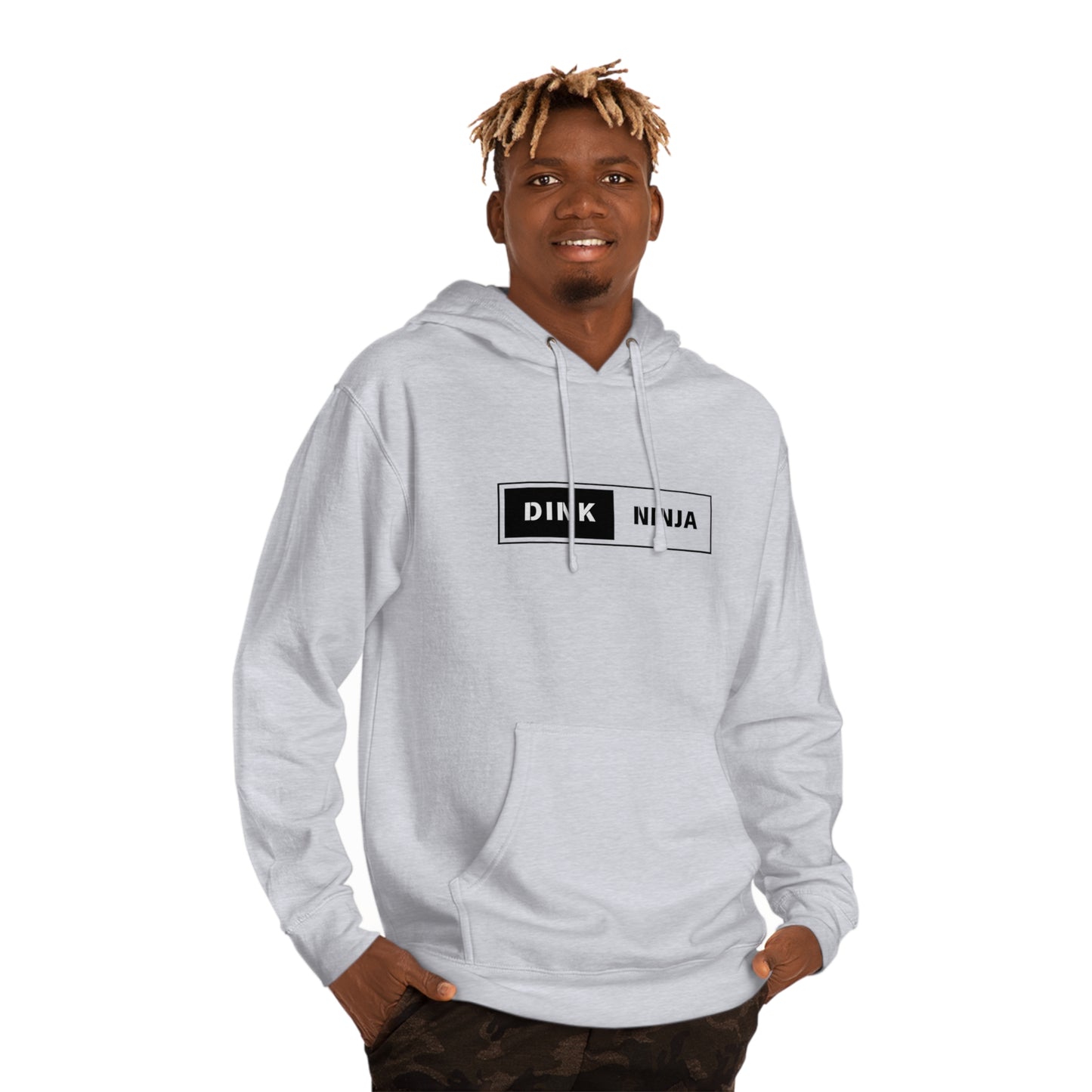 Dink Mindfully Pink Unisex Hooded Sweatshirt