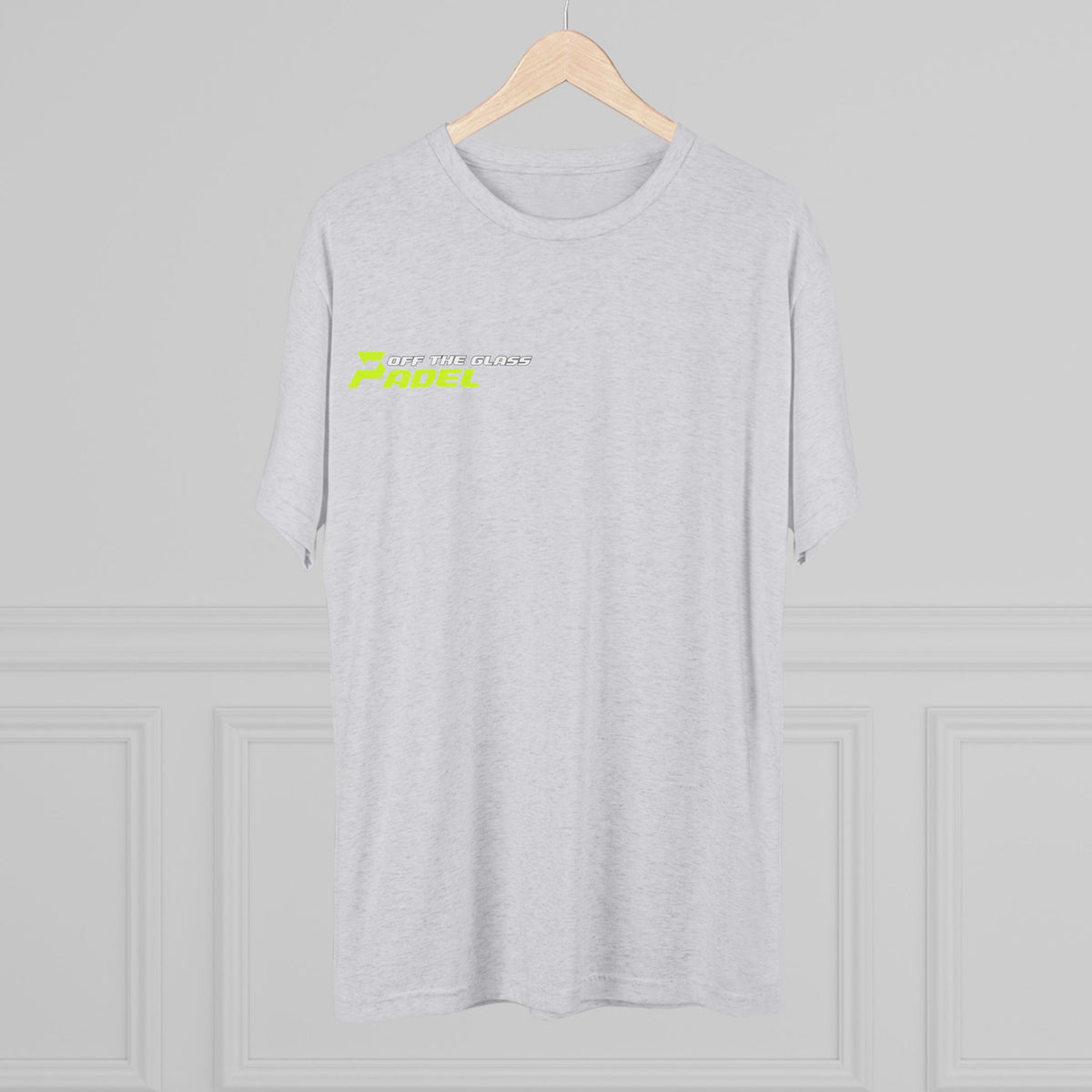 Off The Glass Padel Unisex Tri-Blend Crew Tee