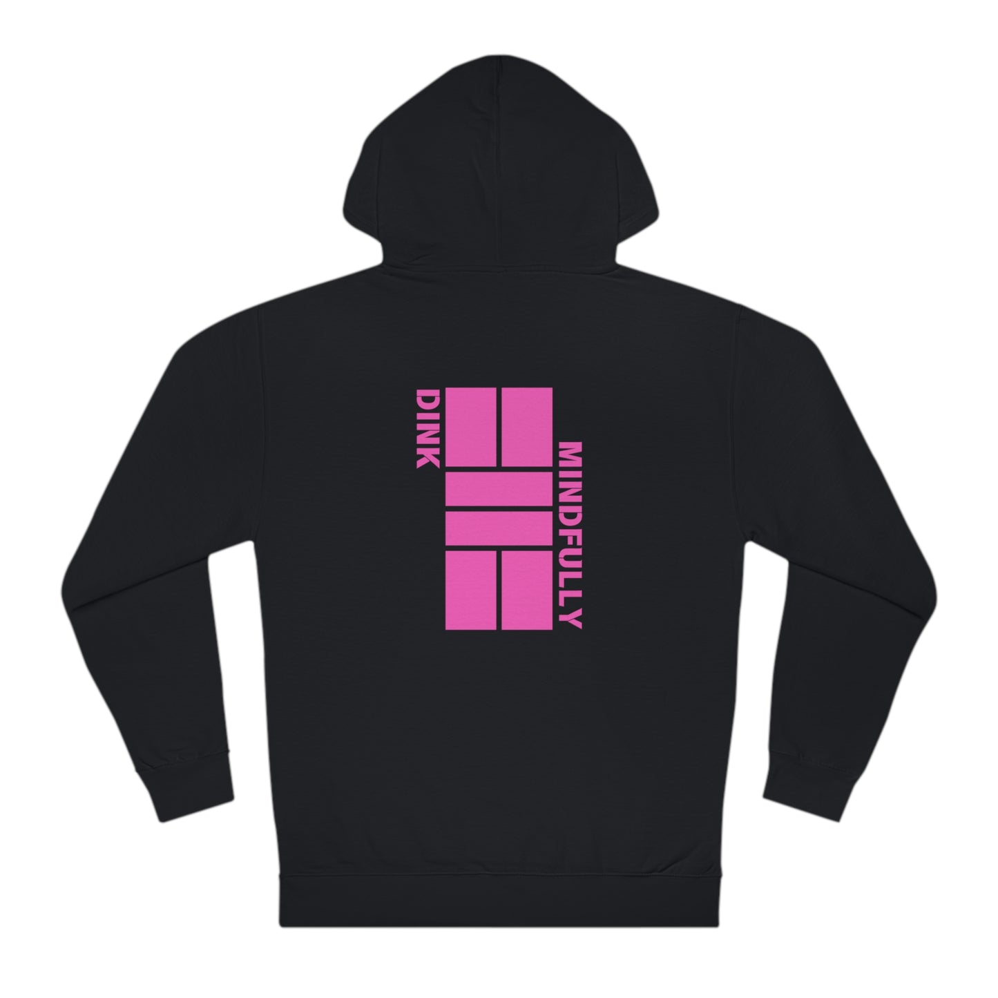 Dink Mindfully Pink Unisex Hooded Sweatshirt