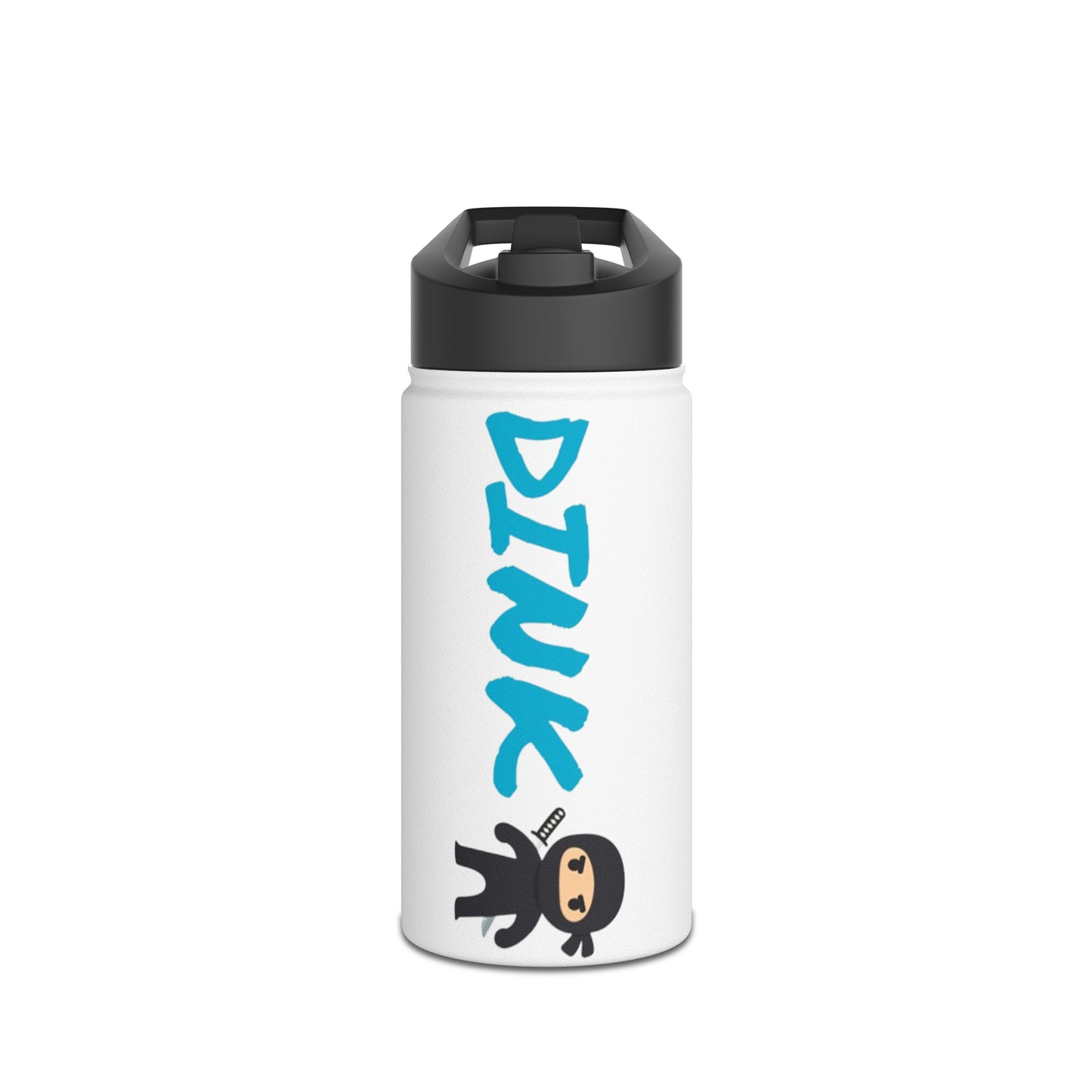 Dink Ninja Stainless Steel Water Bottle, Standard Lid