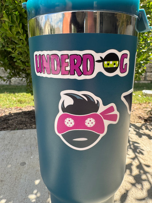 The Game Face Sticker