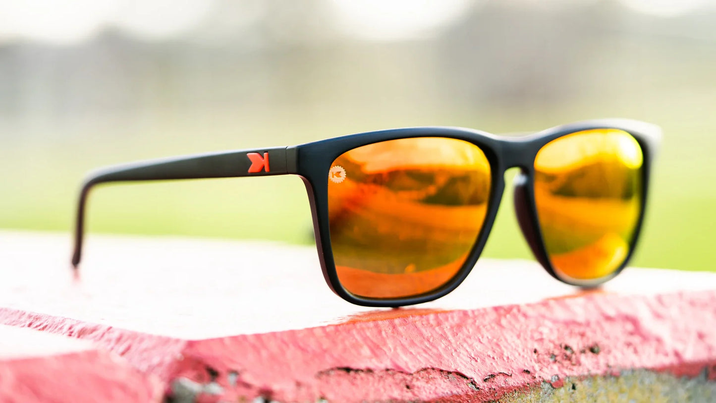 Matte Black / Red Sunset Fast Lanes