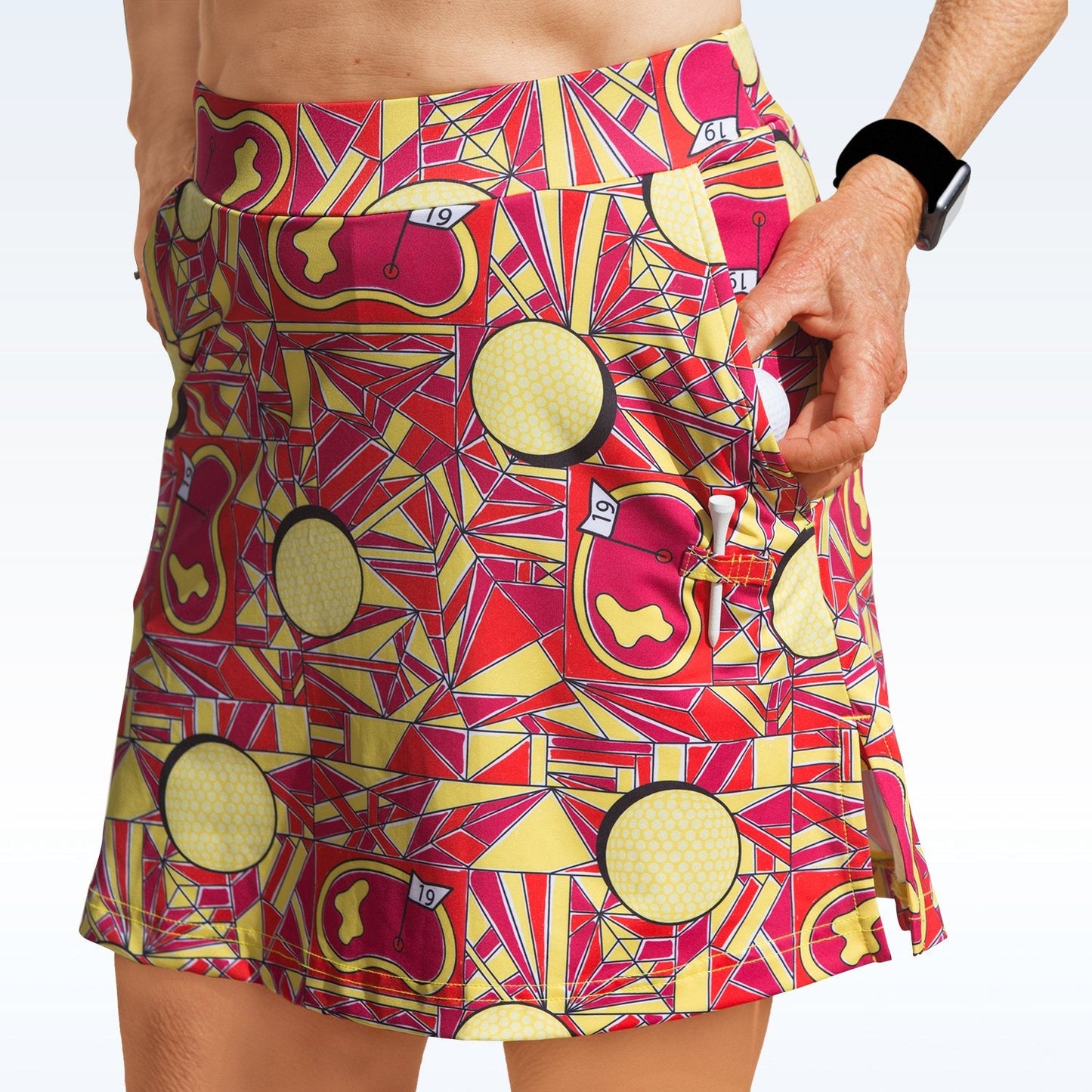 Pickleball Bella Angle Shot Straight Golf Skort