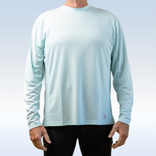 PB Men's Aqua Long Sleeve Tee