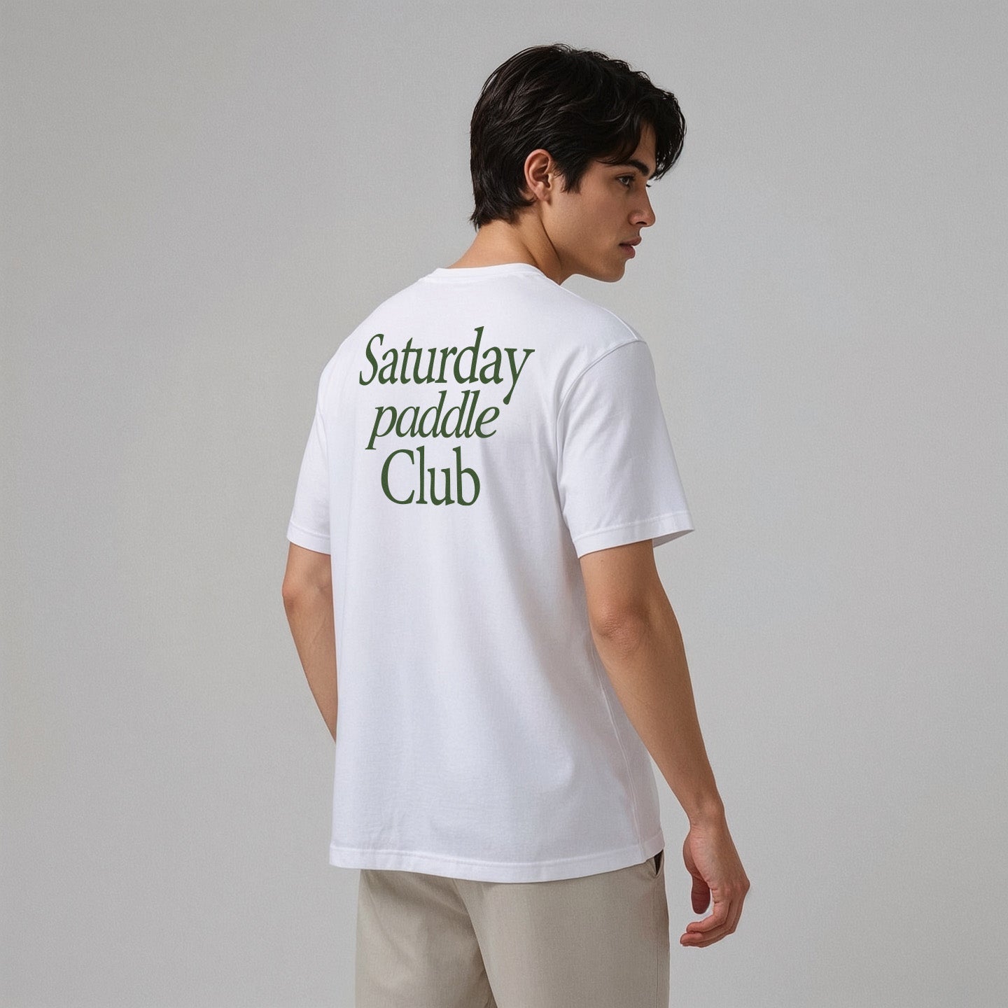KTCHN Saturday Paddle Club Pickleball Tee (White)