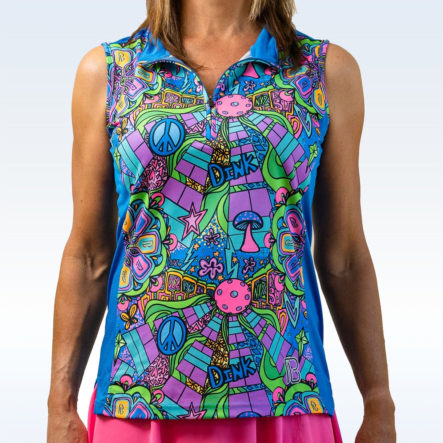 PB 1/4 Zip Sleeveless Groovy