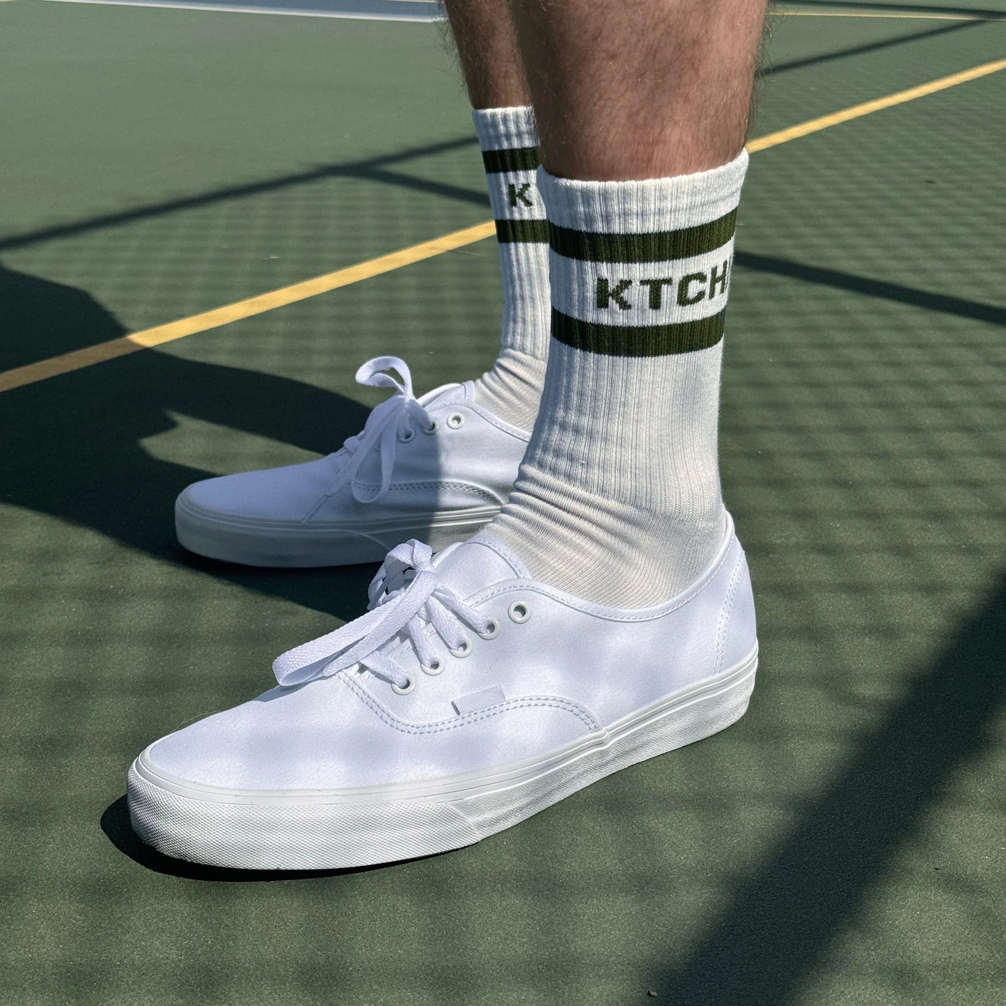 Retro Revival Pickleball Socks (Green)