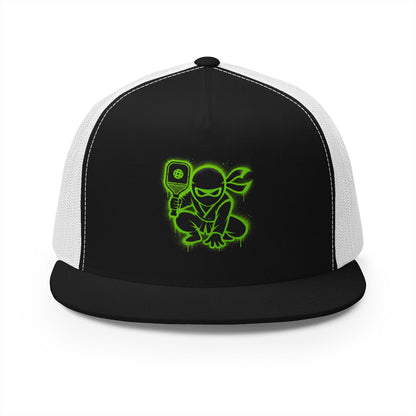 Midnight Ninja 5 Panel Trucker Cap