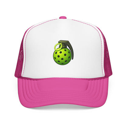 Pickleball Grenade Foam Trucker Hat