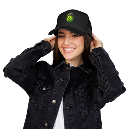 Pickleball Grenade Foam Trucker Hat