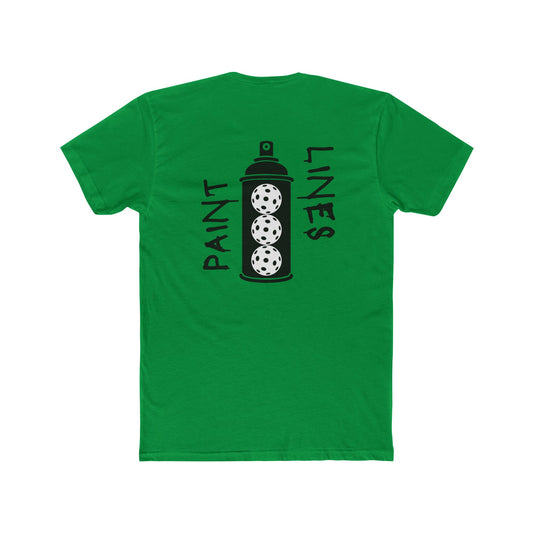 Paint Lines Unisex Cotton Crew Tee