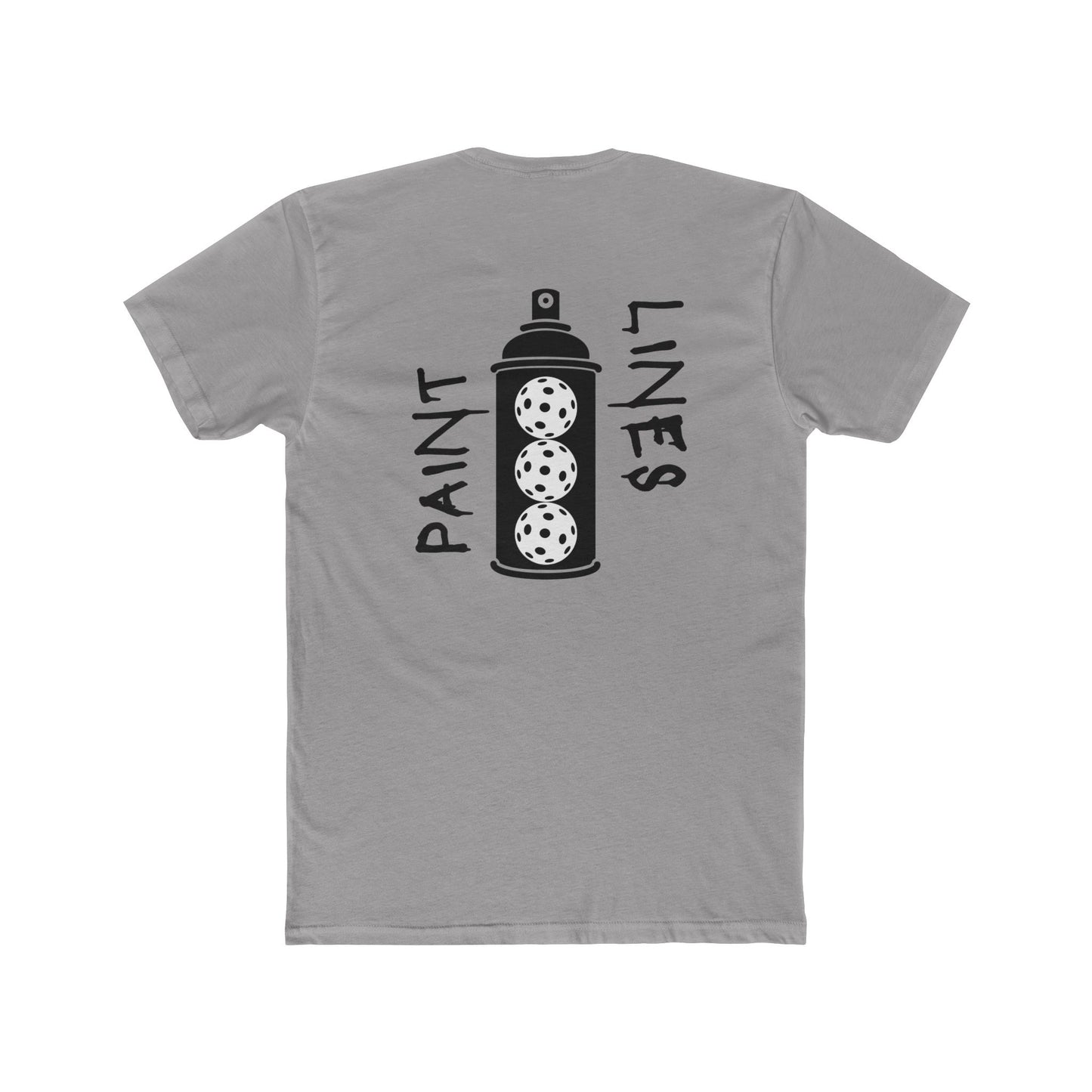 Paint Lines Unisex Cotton Crew Tee