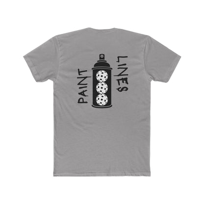 Paint Lines Unisex Cotton Crew Tee