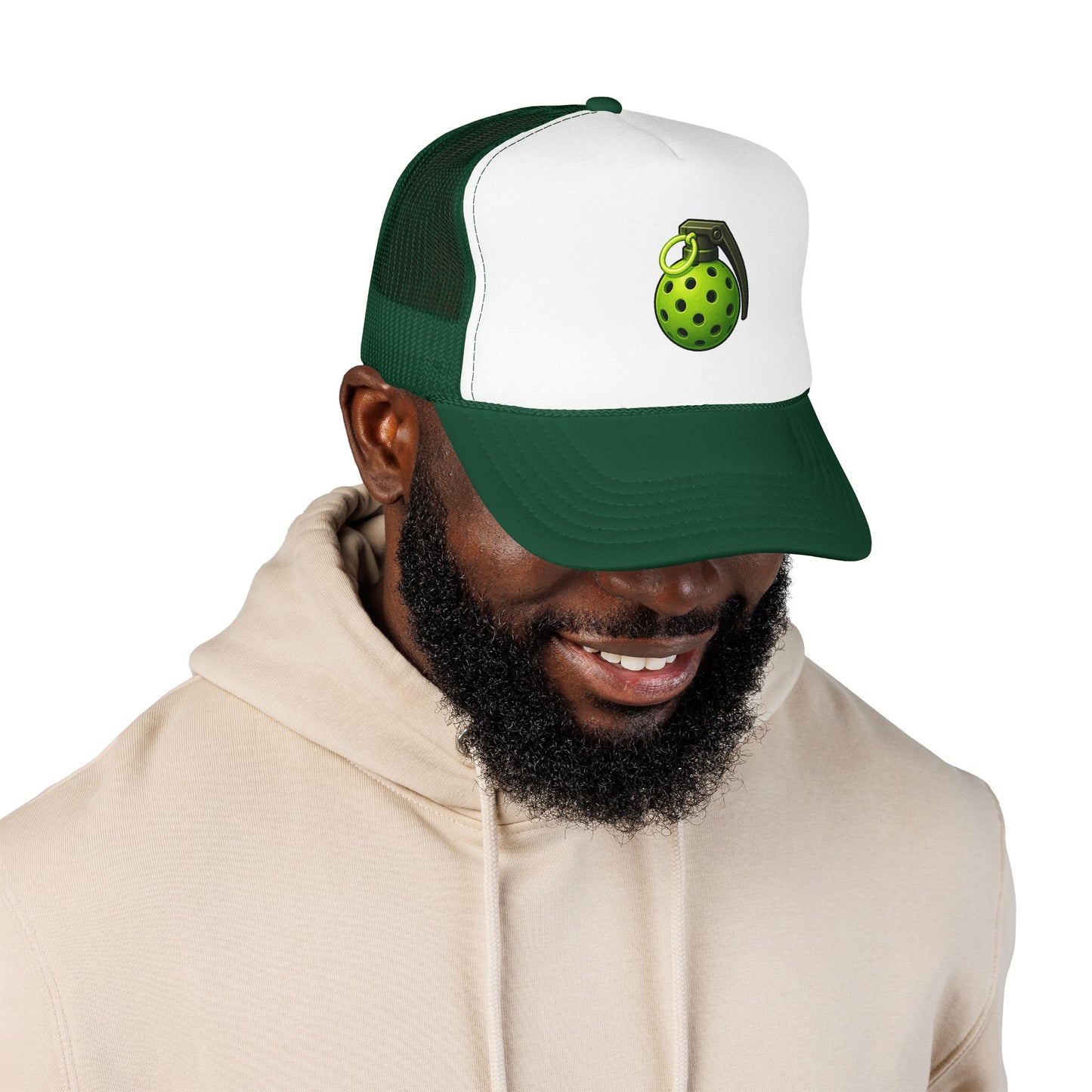 Pickleball Grenade Foam Trucker Hat