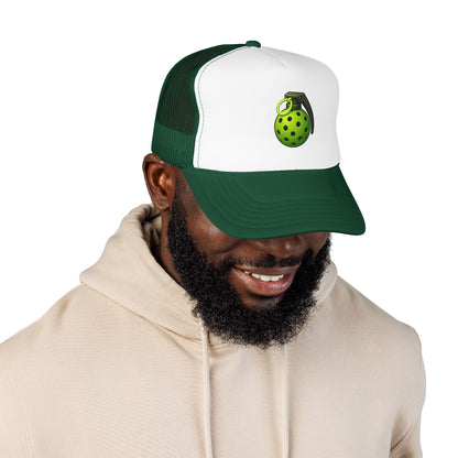 Pickleball Grenade Foam Trucker Hat