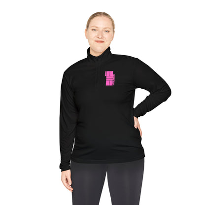 DINK MINDFULLY Unisex Quarter-Zip Pullover