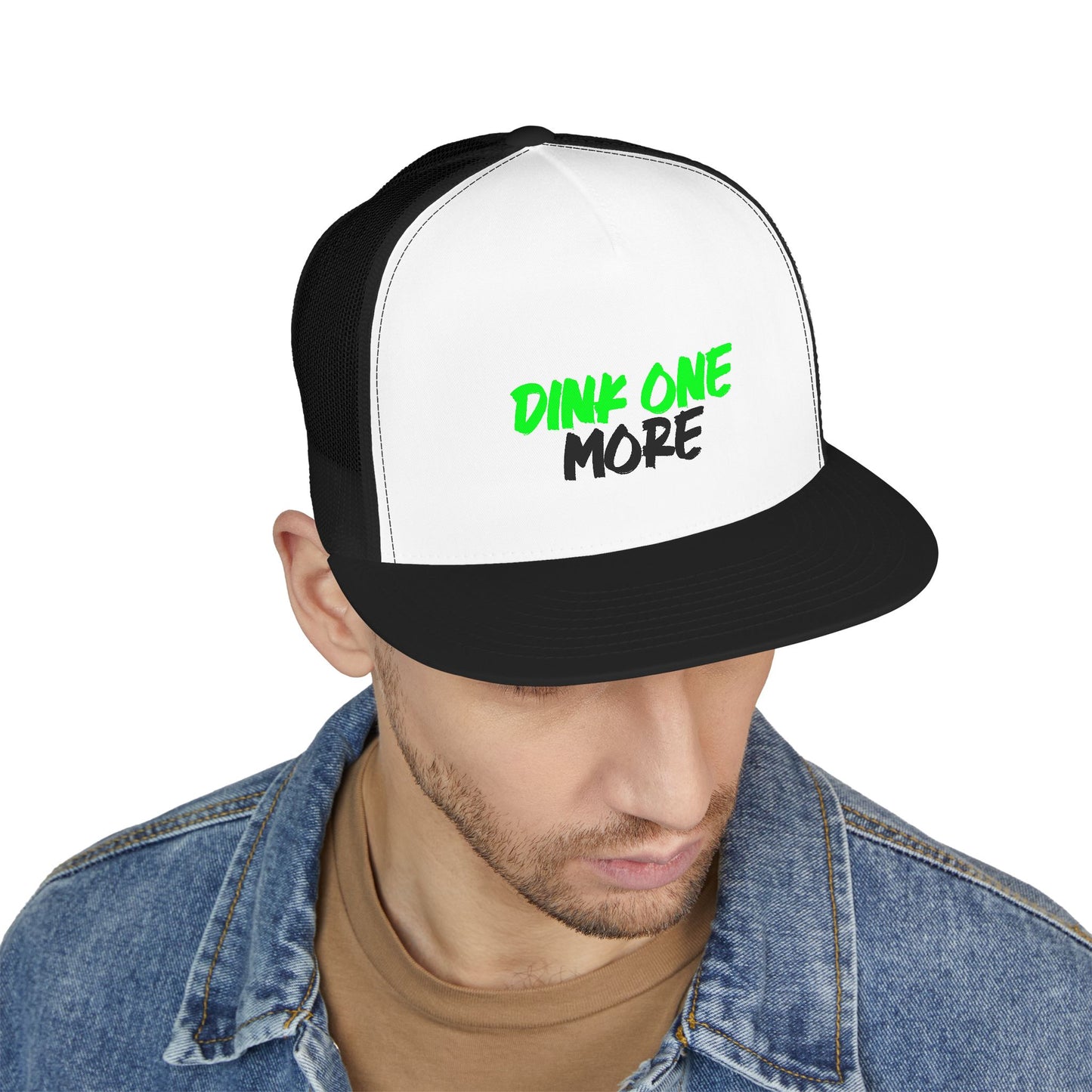 DINK ONE MORE 5 Panel Trucker Cap