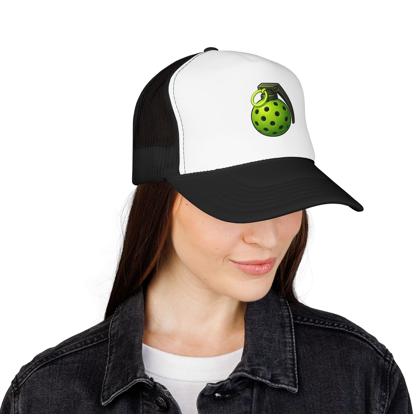 Pickleball Grenade Foam Trucker Hat