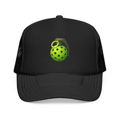 Pickleball Grenade Foam Trucker Hat