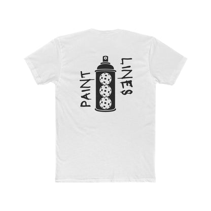 Paint Lines Unisex Cotton Crew Tee