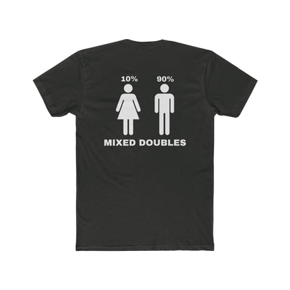 Mixed Doubles Unisex Cotton Crew Tee