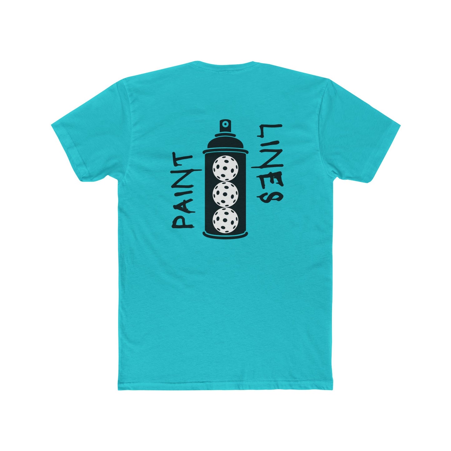 Paint Lines Unisex Cotton Crew Tee