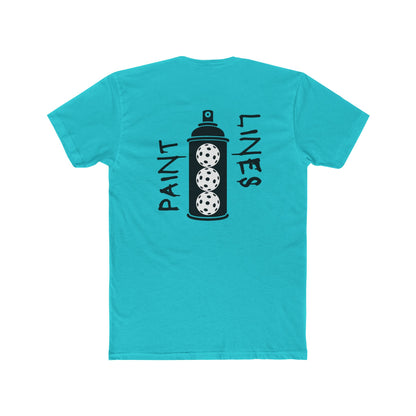 Paint Lines Unisex Cotton Crew Tee