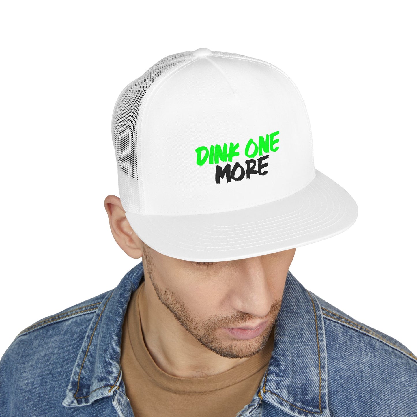 DINK ONE MORE 5 Panel Trucker Cap