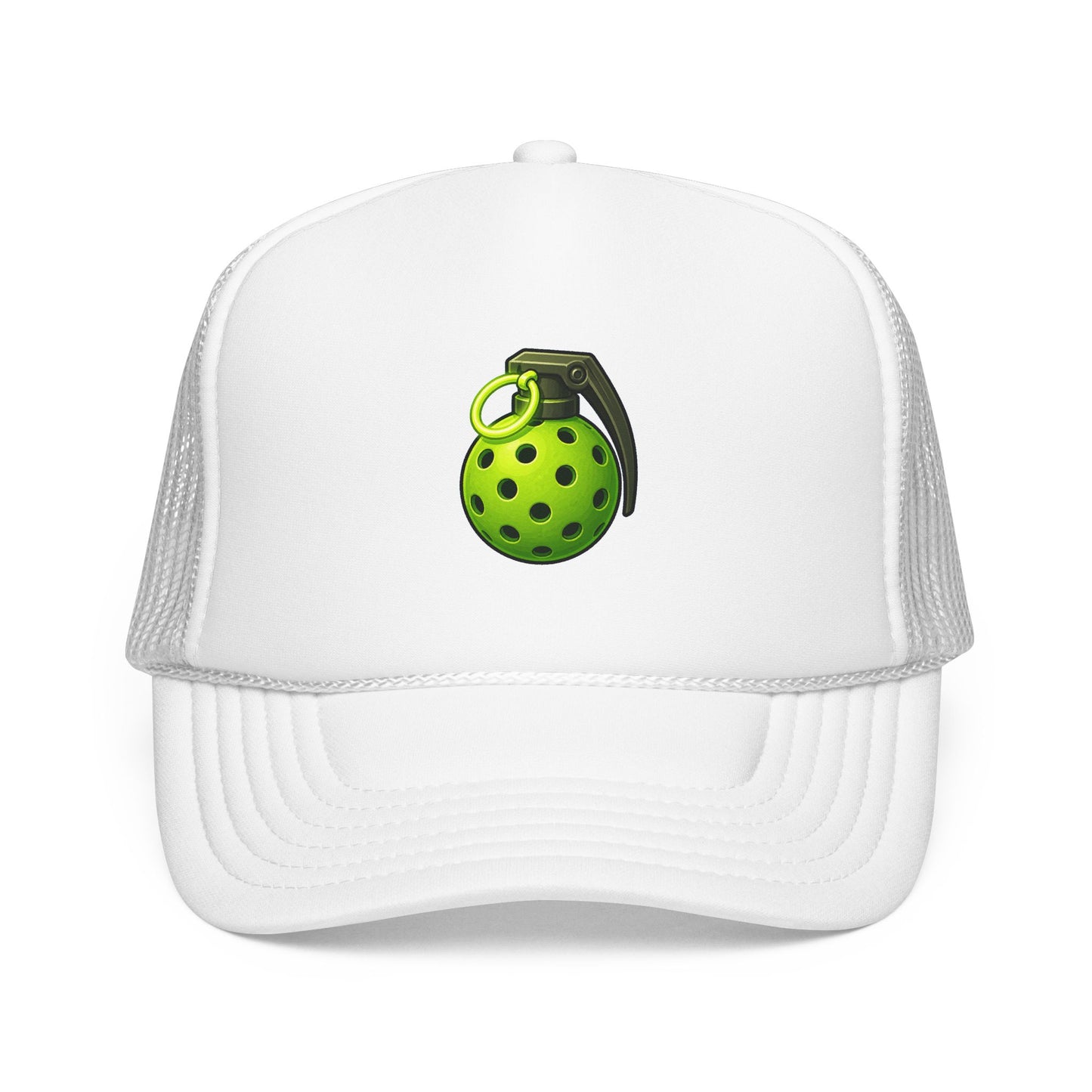 Pickleball Grenade Foam Trucker Hat