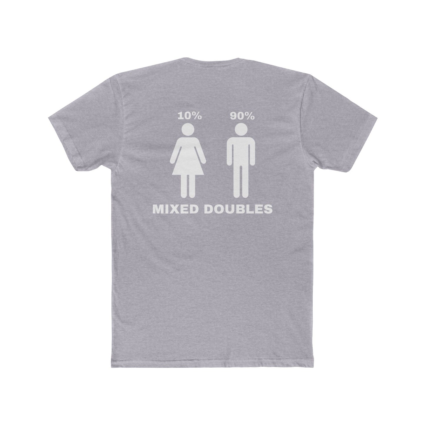 Mixed Doubles Unisex Cotton Crew Tee