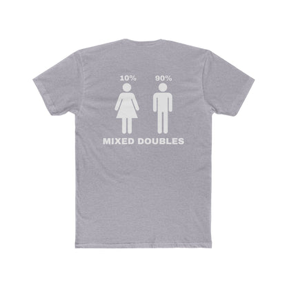 Mixed Doubles Unisex Cotton Crew Tee