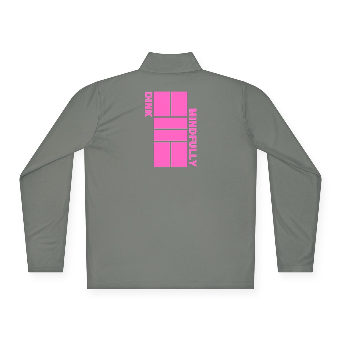 DINK MINDFULLY Unisex Quarter-Zip Pullover