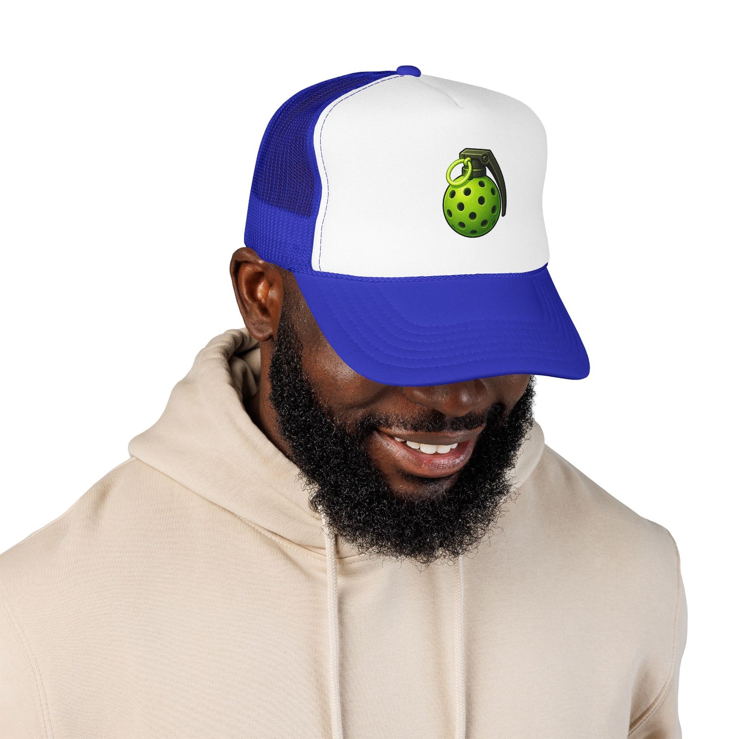 Pickleball Grenade Foam Trucker Hat