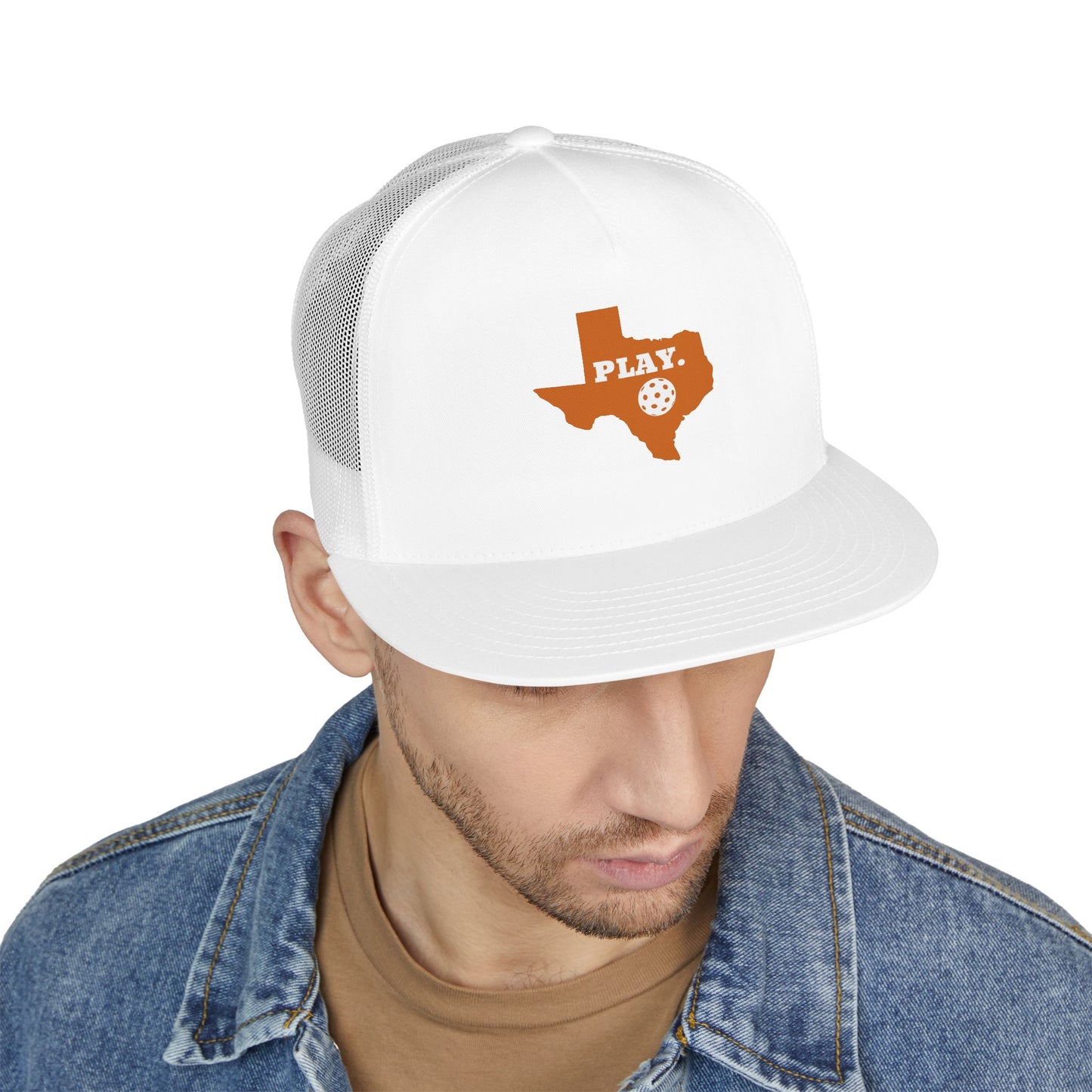 PLAY TEXAS 5 Panel Trucker Cap