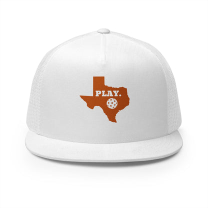 PLAY TEXAS 5 Panel Trucker Cap