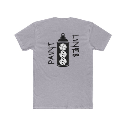 Paint Lines Unisex Cotton Crew Tee