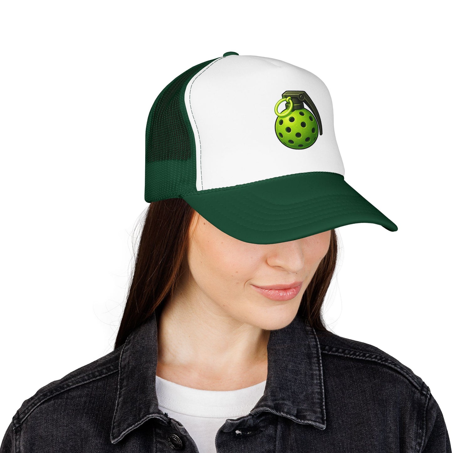 Pickleball Grenade Foam Trucker Hat