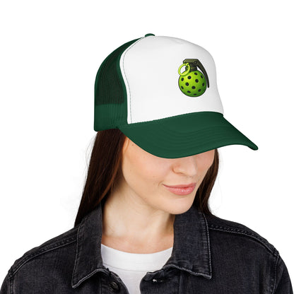 Pickleball Grenade Foam Trucker Hat